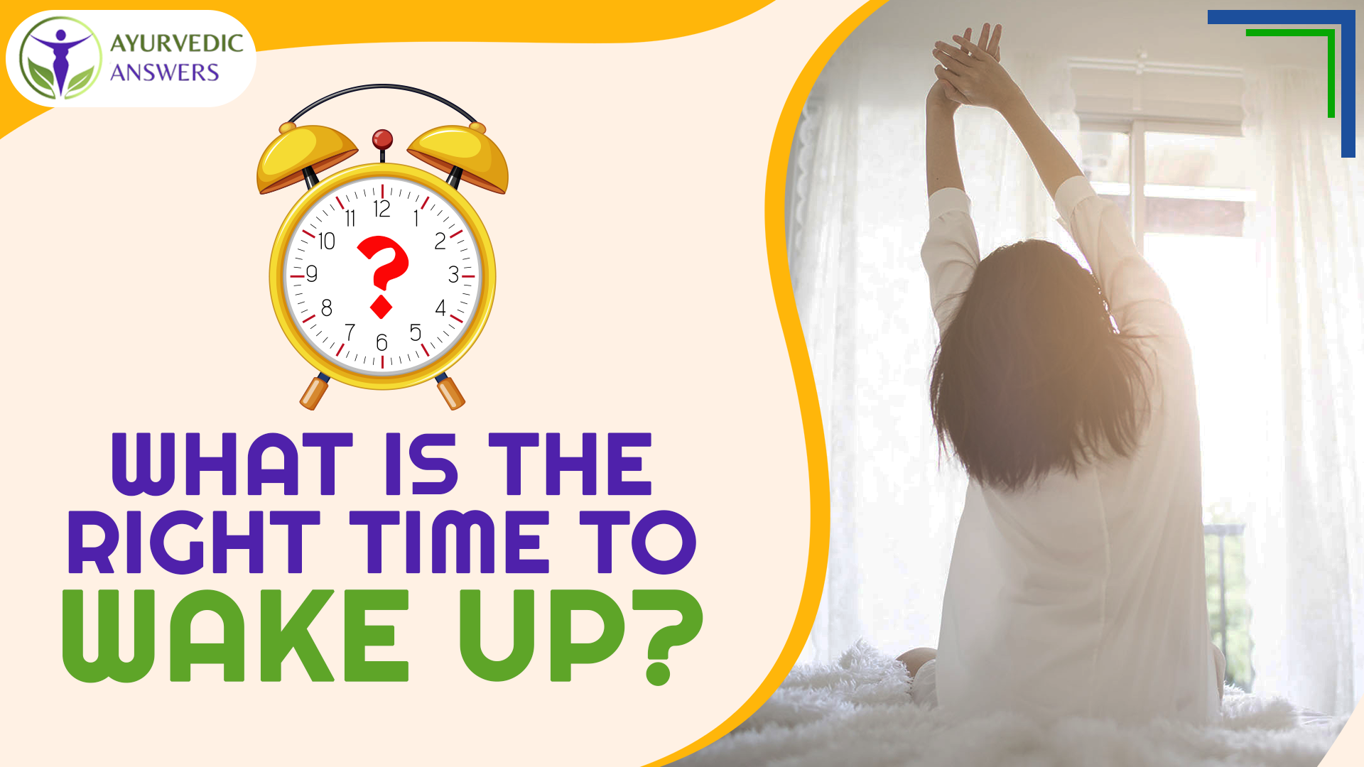 What Is the Right Time to Wake Up in the Morning?